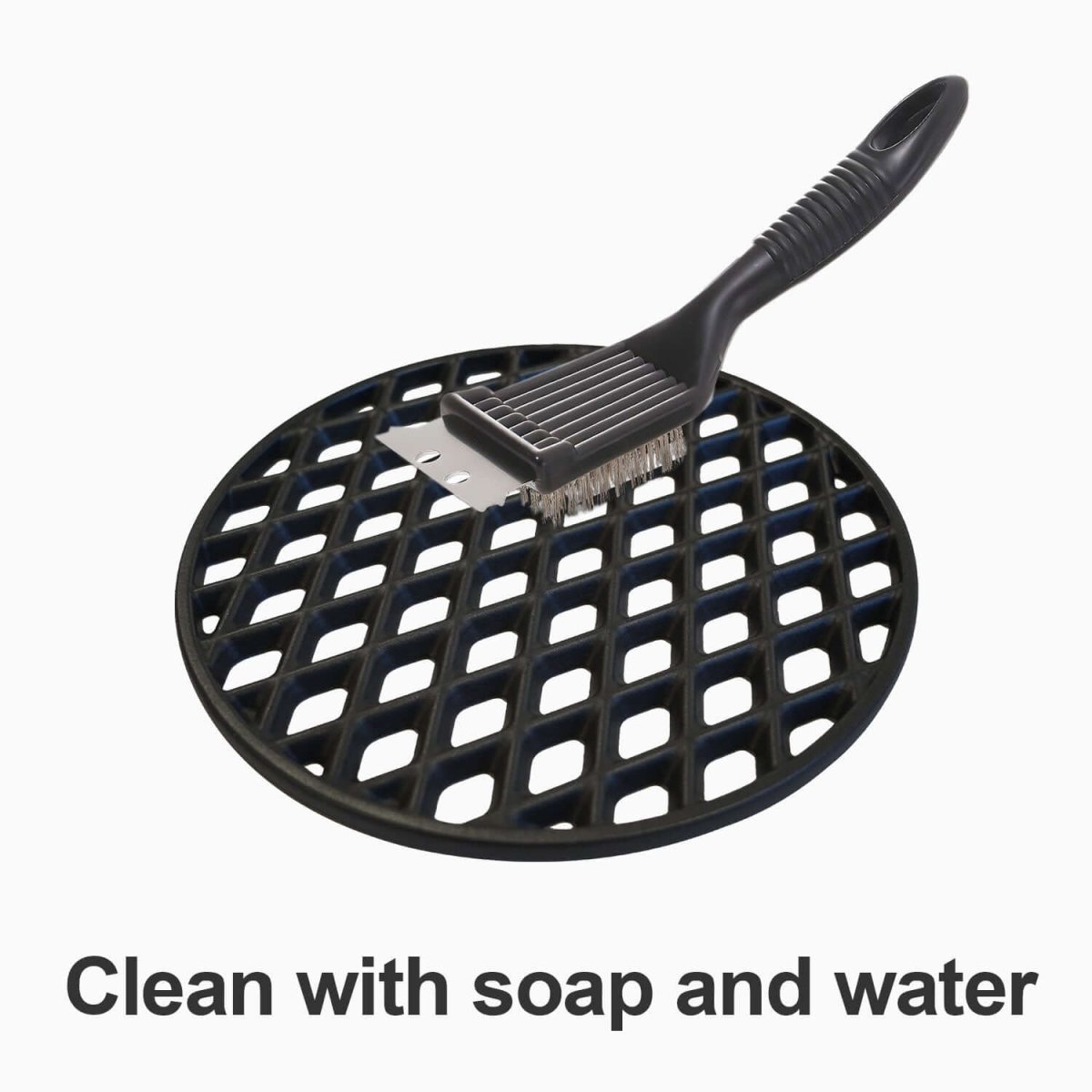 Monument Grills round diamond grid in use