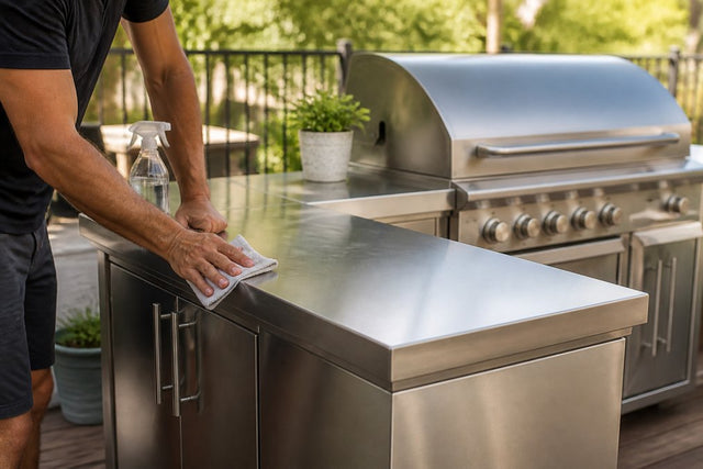 How to Maintain Outdoor Kitchen Stainless Steel