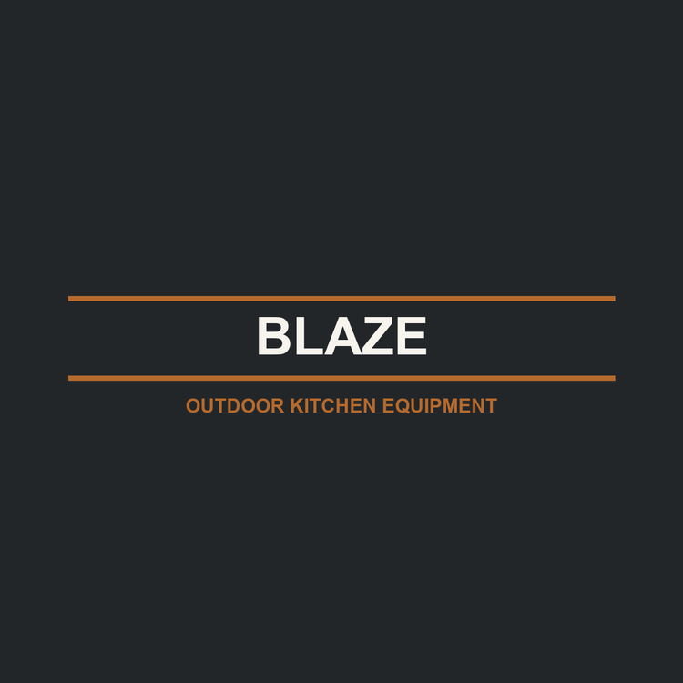 Blaze outdoor kitchen equipment banner