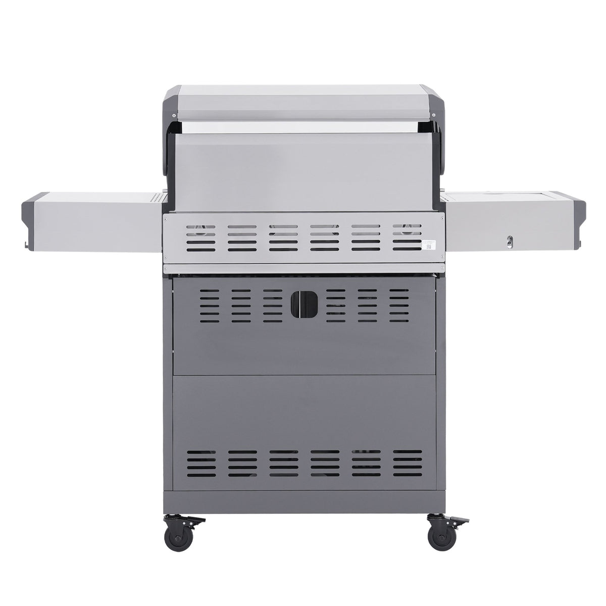 Monument Grills Eminence 405 gas grill, rear view