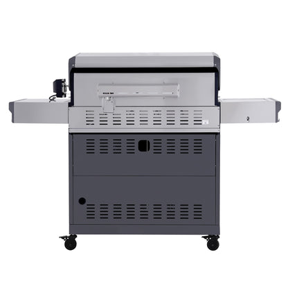 Monument Grills Eminence 605 gas grill, rear view
