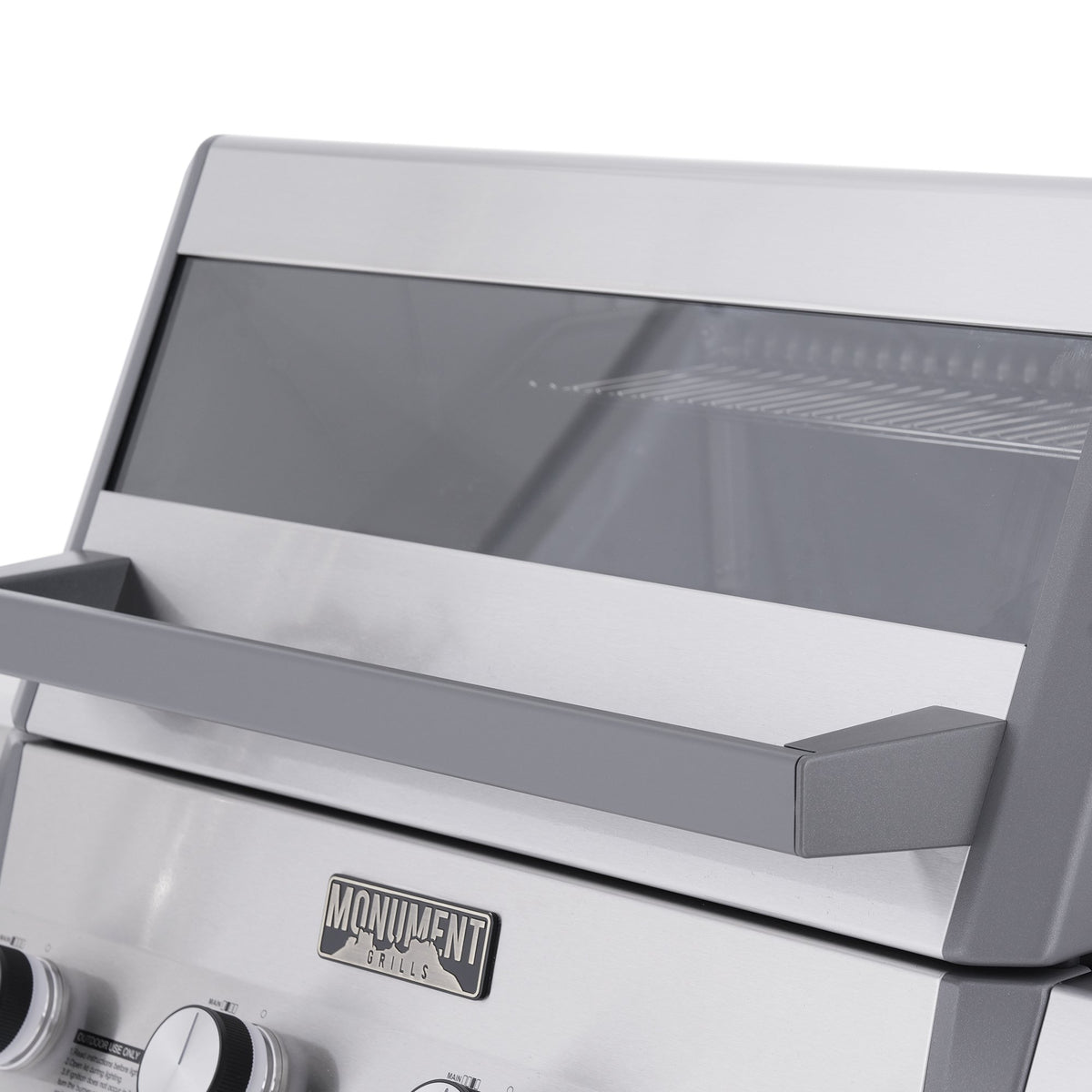 Monument Grills Eminence 405 gas grill, ClearView lid window