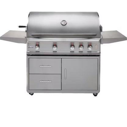 Blaze Professional LUX 44-inch freestanding gas grill on LTSC stainless steel cart