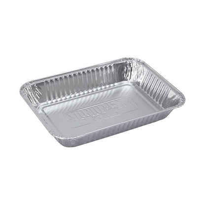 Monument Grills disposable aluminum drip pans in use