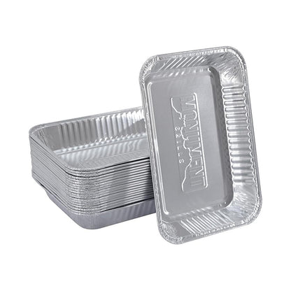 Monument Grills disposable aluminum drip pans in use