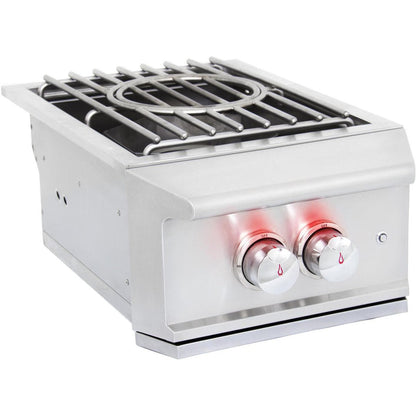 Blaze Professional LUX built-in power burner — closed product view