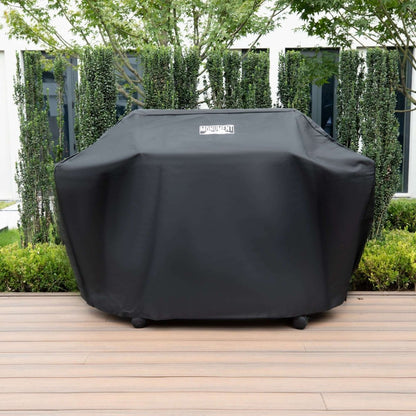 Monument Grills Eminence grill cover, side view