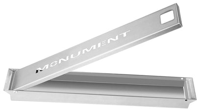 Monument Grills 98457 stainless steel smoker box, lid open