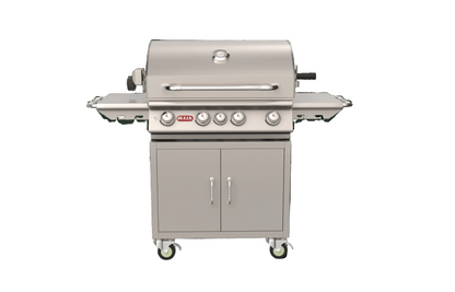 Front view of the Bull Angus 30-inch freestanding gas grill