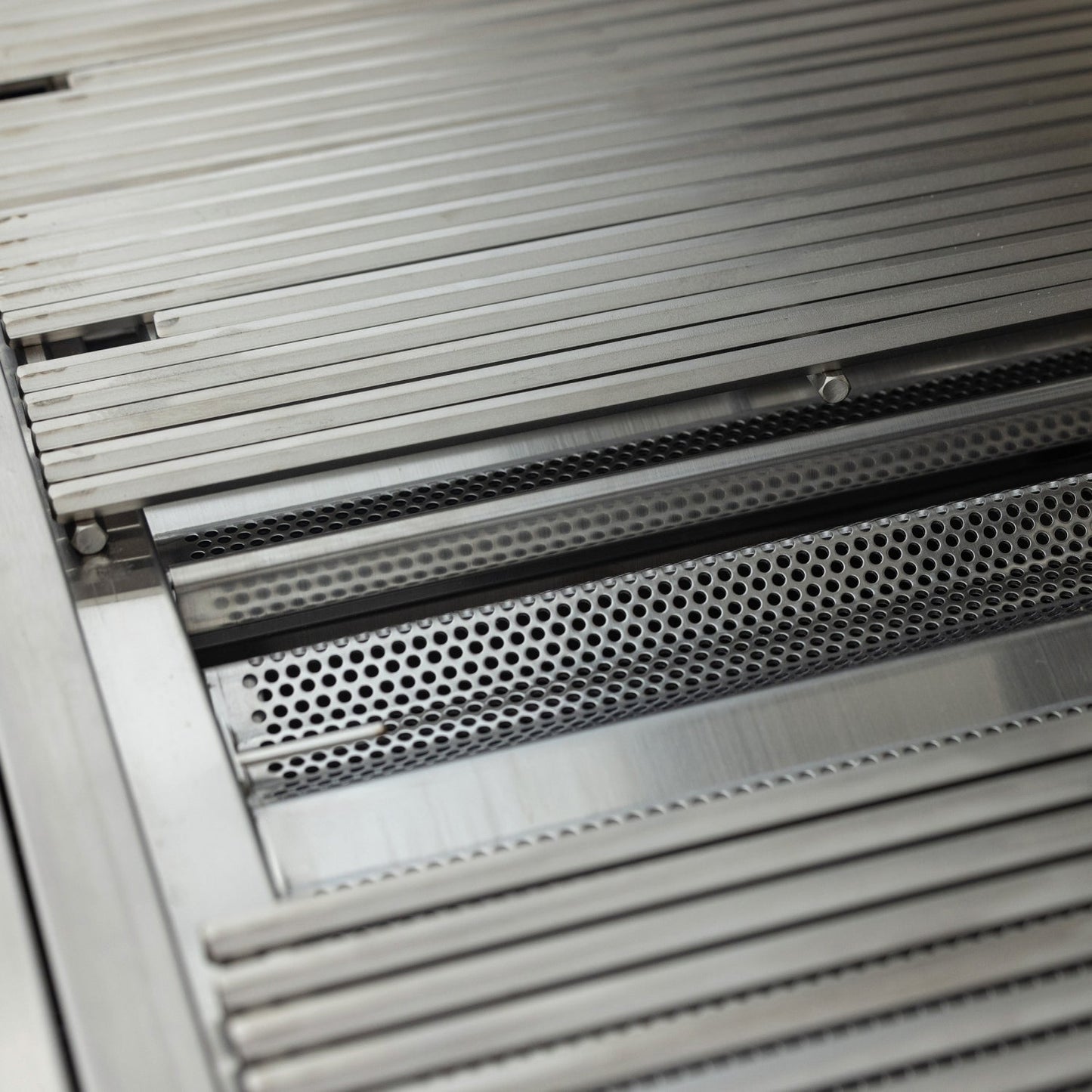 Heavy-duty 12 mm hexagonal stainless steel cooking grates