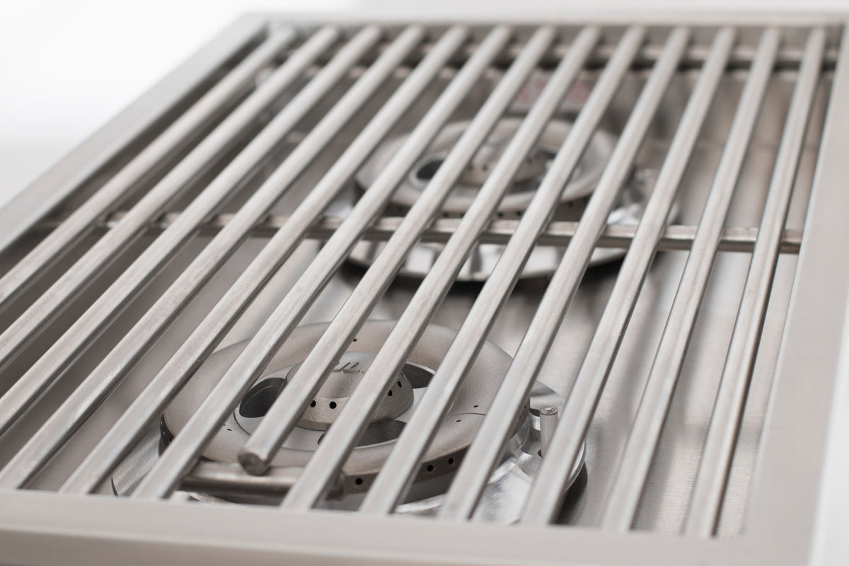 Bull double built-in side burner — built-in side burner detail