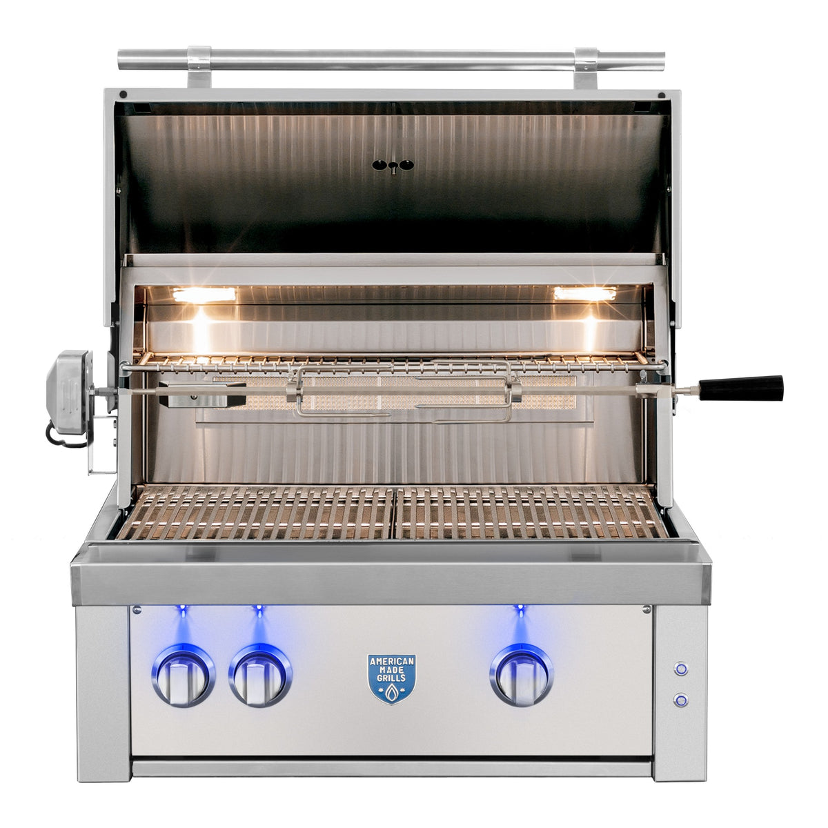 American Made Grills Estate Built-In Gas Grill – 30-inch open