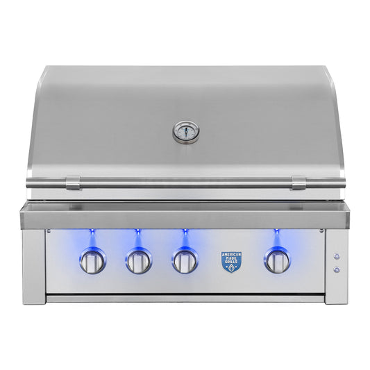 American Made Grills Estate Built-In Gas Grill – 36-inch closed
