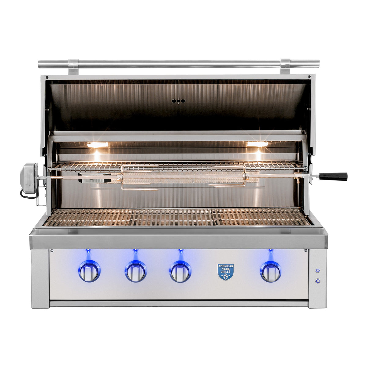 American Made Grills Estate Built-In Gas Grill – 42-inch open