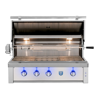 American Made Grills Estate Built-In Gas Grill – 42-inch open