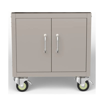 Bull 24-inch pedestal cart bottom, doors closed