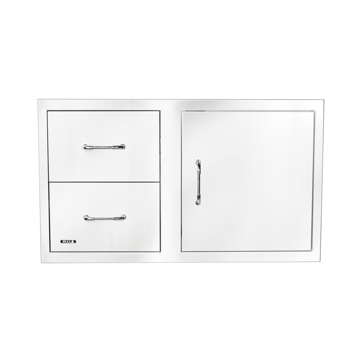 Bull 30-inch door/drawer combo with reveal, front view