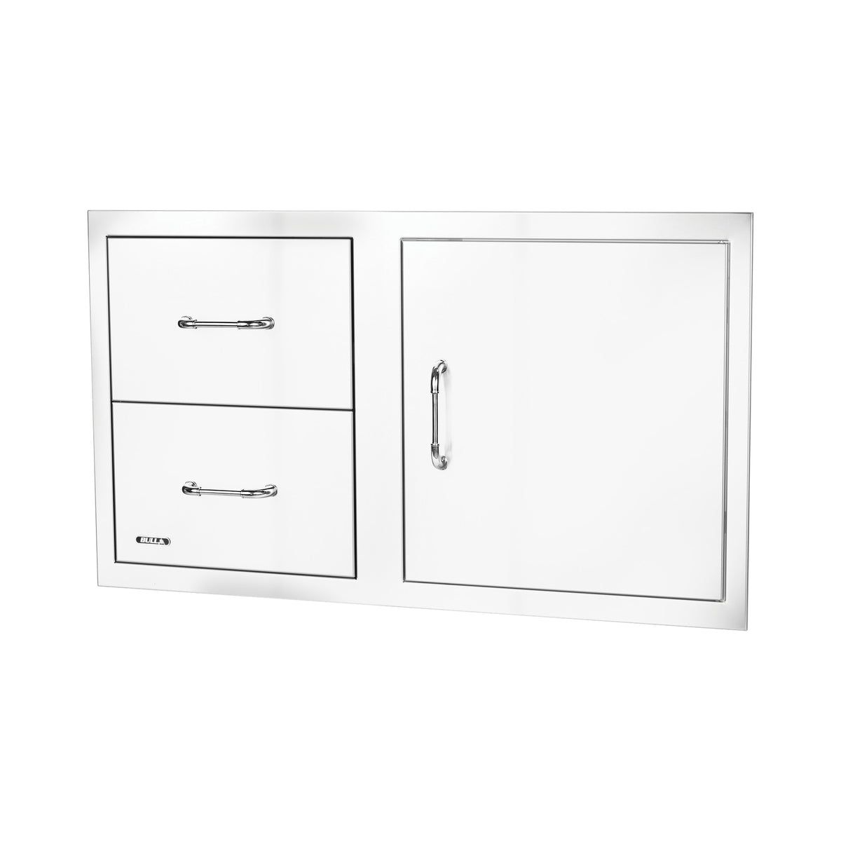 Bull 30-inch door/drawer combo with reveal, left angle