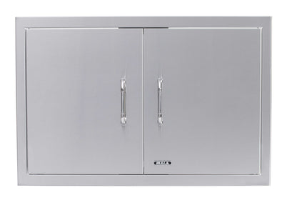 Bull 30-inch double access door with reveal, angled view