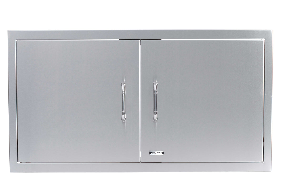 Bull 38-inch double access door with reveal, angled view