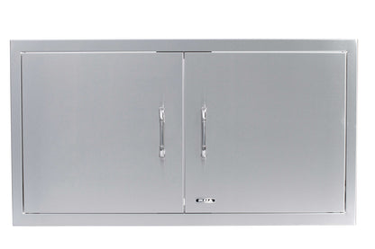 Bull 38-inch double access door with reveal, angled view