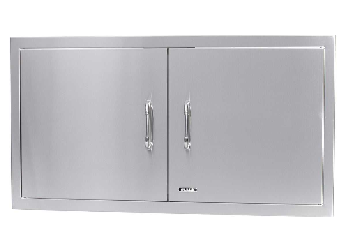 Bull 38-inch double access door with reveal, alternate angled view
