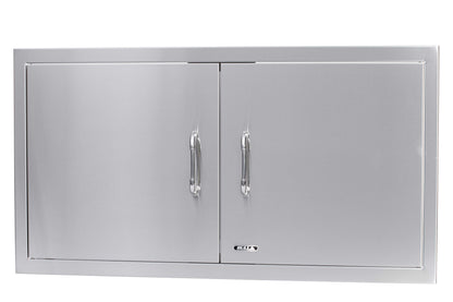 Bull 38-inch double access door with reveal, alternate angled view