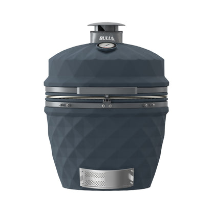 Bull Blackhorn 24-inch ceramic kamado grill head, front view