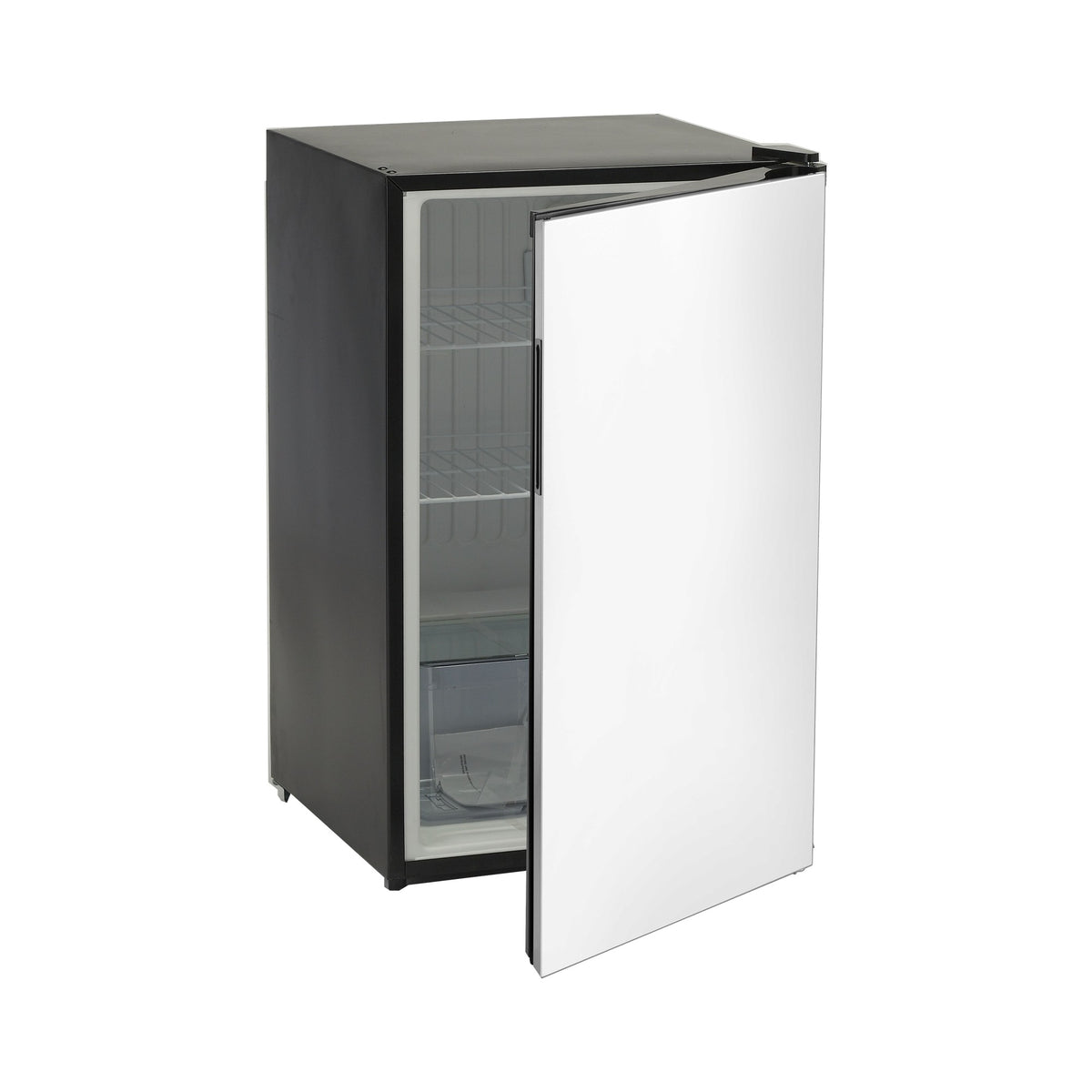Bull Contemporary outdoor refrigerator, door open