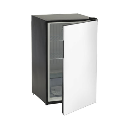 Bull Contemporary outdoor refrigerator, door open