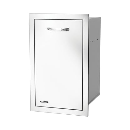 Bull double trash/recycle drawer, left angle