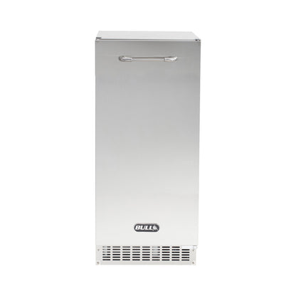 Bull 15-inch outdoor rated ice maker, front view