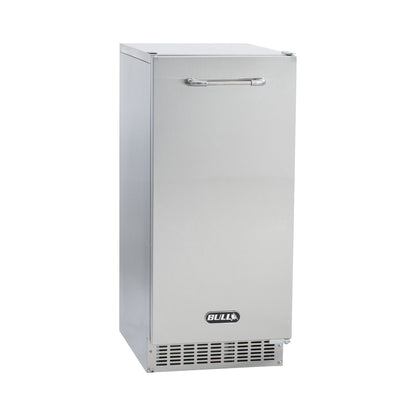 Bull 15-inch outdoor rated ice maker, right angle