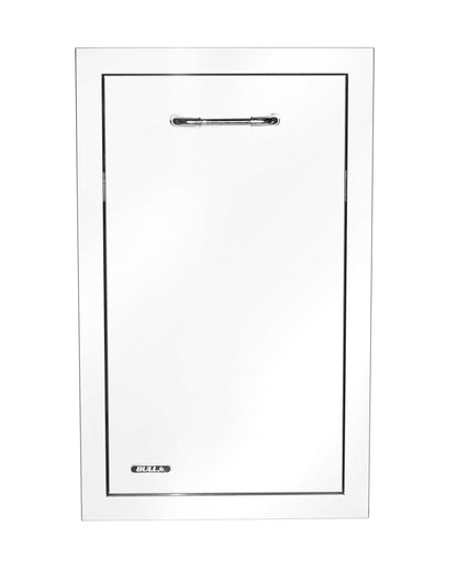 Bull slim 10-gallon trash drawer with reveal, front view