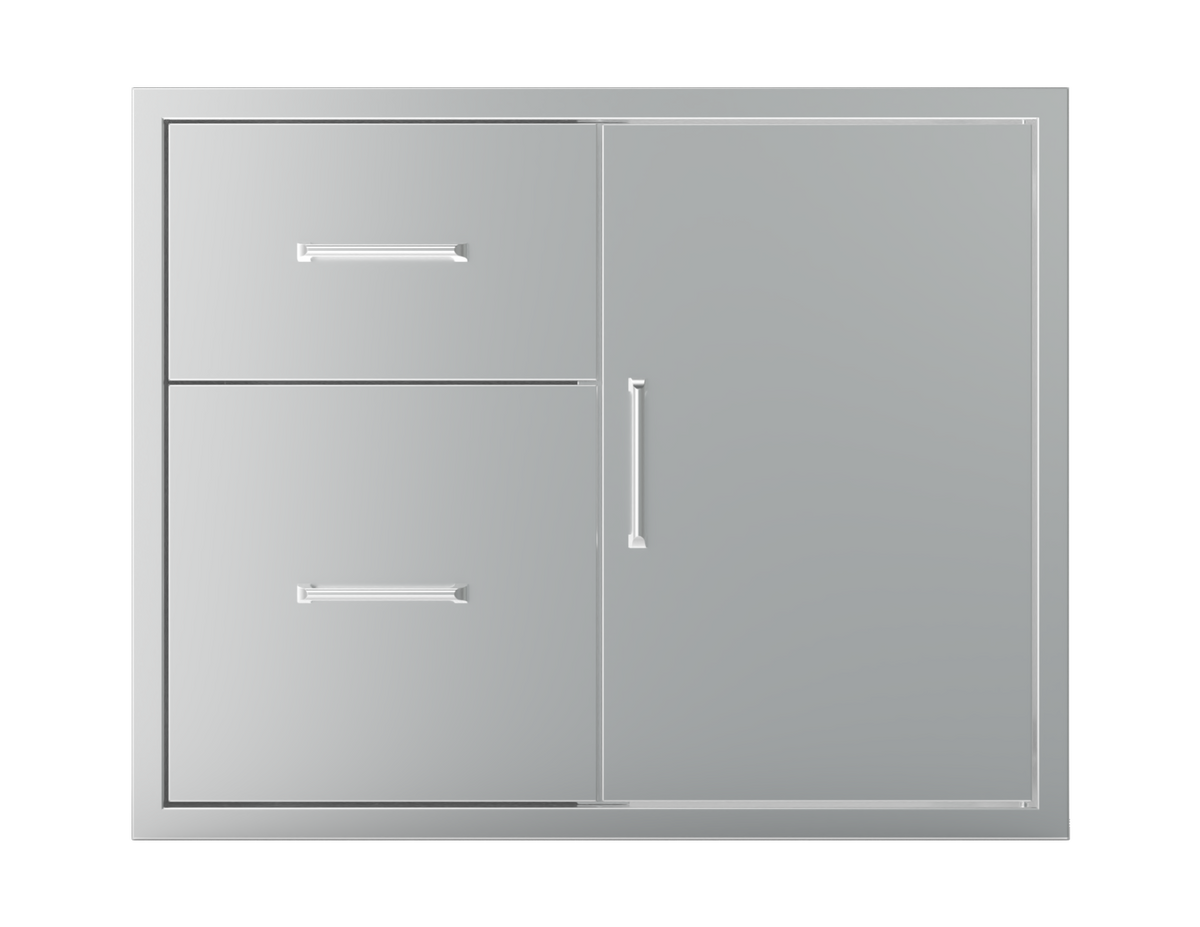 Wildfire 30-inch x 24-inch door/drawer combo in stainless steel