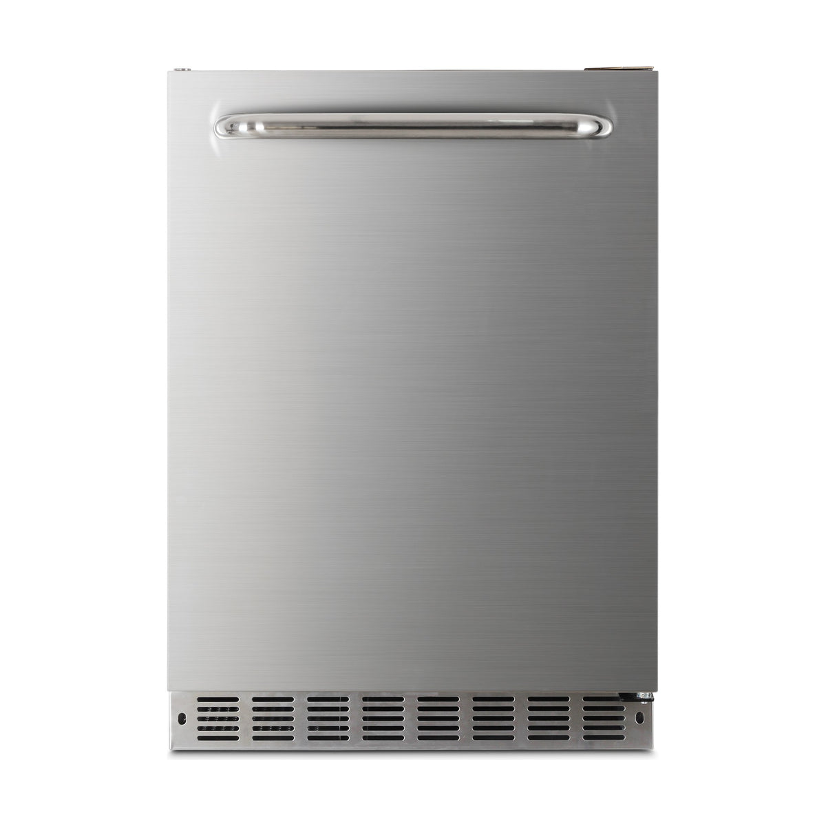 Crown Verity 24-inch built-in outdoor refrigerator, door closed