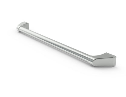 Wildfire 30-inch replacement grill handle in Brushed Stainless finish, angled view