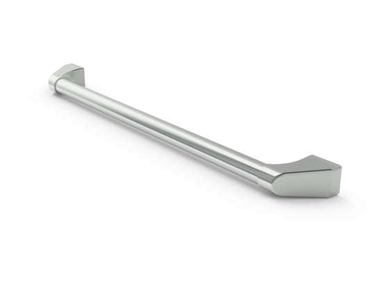 Wildfire 30-inch replacement grill handle in Brushed Stainless finish, angled view