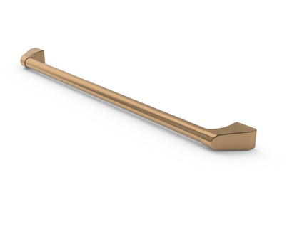 Wildfire 36-inch replacement grill handle in Brushed Bronze finish, angled view