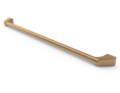 Wildfire 42-inch replacement grill handle in Brushed Bronze finish, angled view