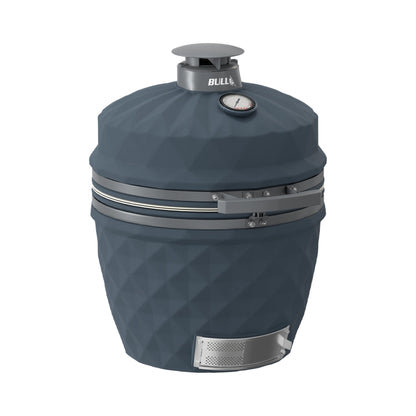 Bull Blackhorn 24-inch ceramic kamado grill head, front view