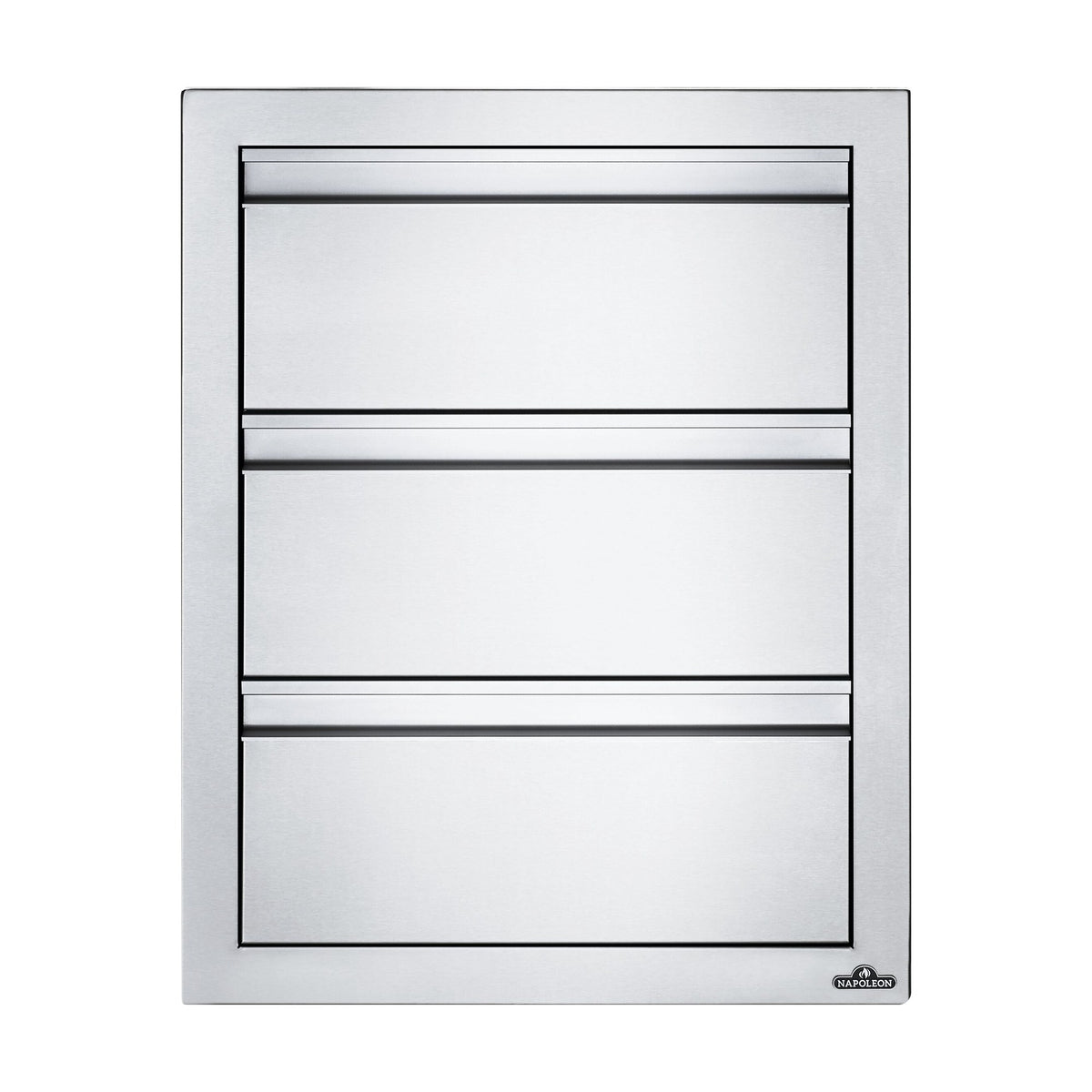 Napoleon Built-In 18 x 24-inch triple drawer, front view
