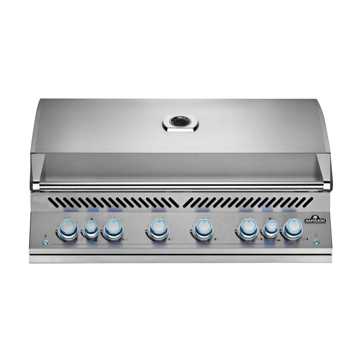 Napoleon Built-In 700 Series 44-inch gas grill, front view, lid closed