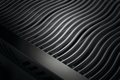 Napoleon Built-In 700 Series stainless steel WAVE cooking grids, close-up