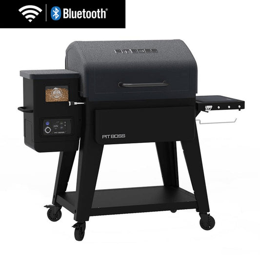 Pit Boss Navigator 1300 wood pellet grill, front view