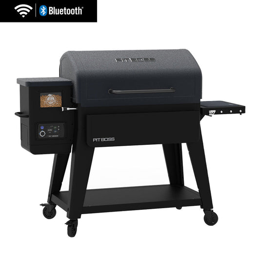 Pit Boss Navigator 1600 wood pellet grill, front view