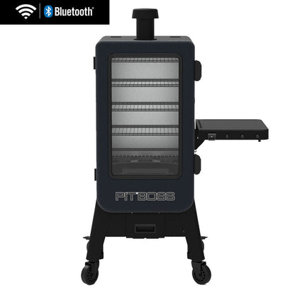 Pit Boss Navigator 3-Series vertical pellet smoker, front view