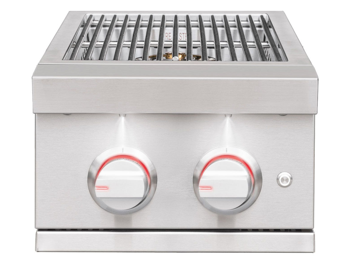 Summerset Pro double side burner — product view with protective lid