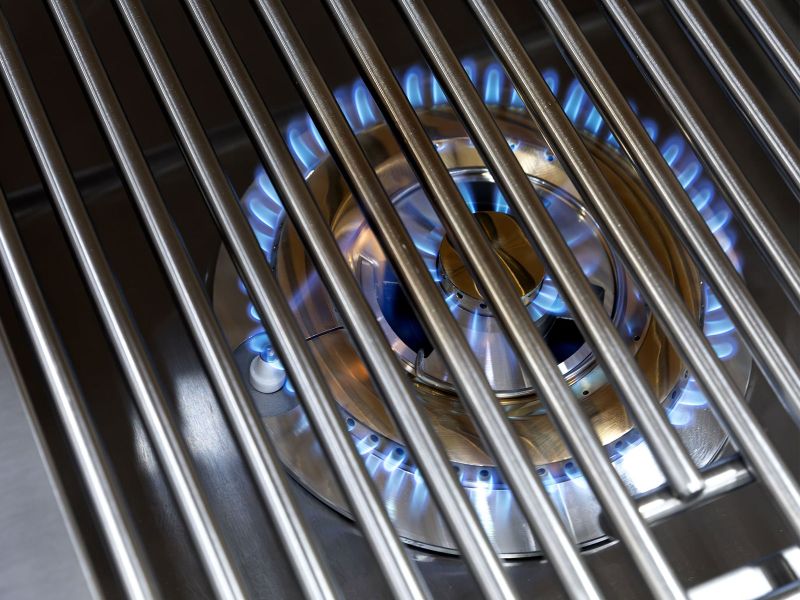 Summerset Pro double side burner — open-burner product view