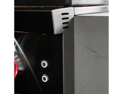 Interior halogen grill lights in a Summerset Sizzler Pro gas grill